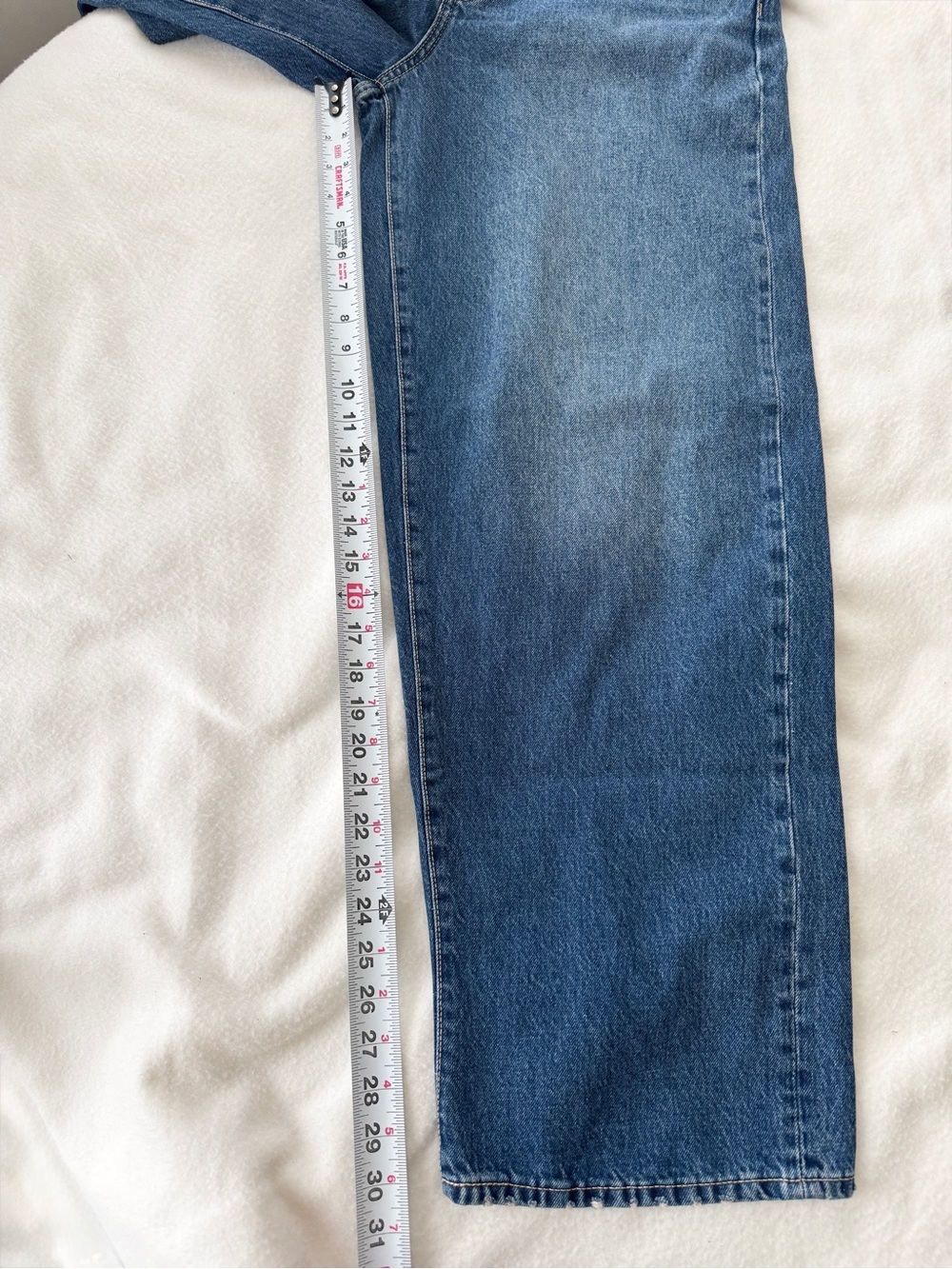 Hailey Bieber x Gap 1996 Extra Baggy Jeans Light Indigo Size 27 NWT - Picture 8 of 10